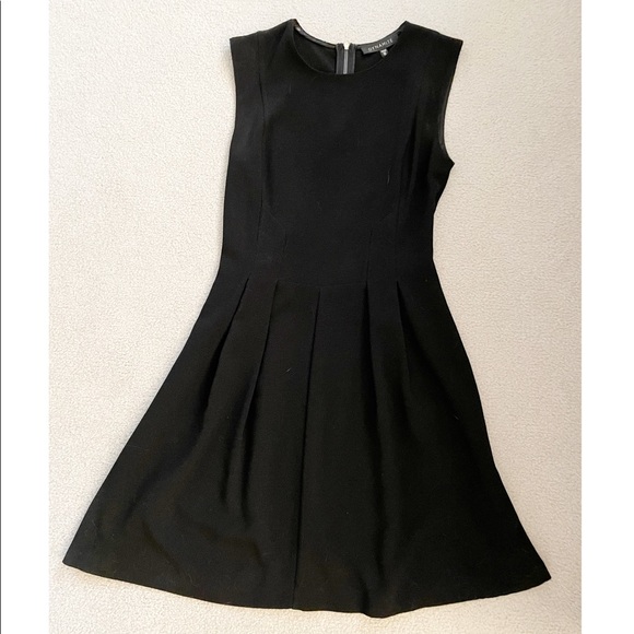 Dynamite Fit and Flare Black Mini Dress - Picture 3 of 4